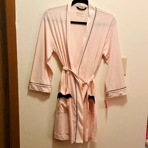 NWT Kate Spade pink and black robe